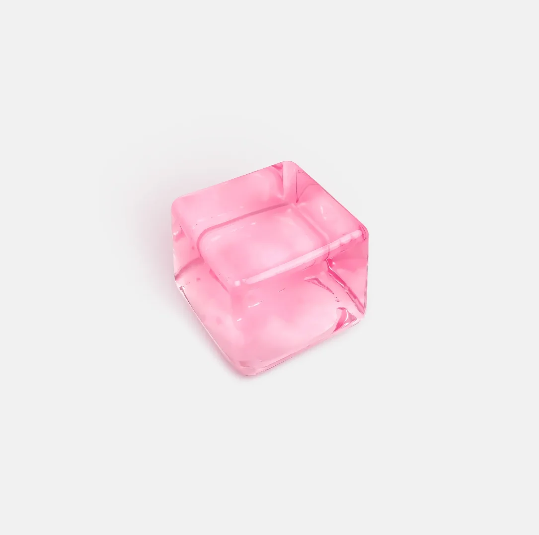 Food Grade siliconen 330g extra grote doorzichtige kubus handgemaakte Taba Squishy speelgoed