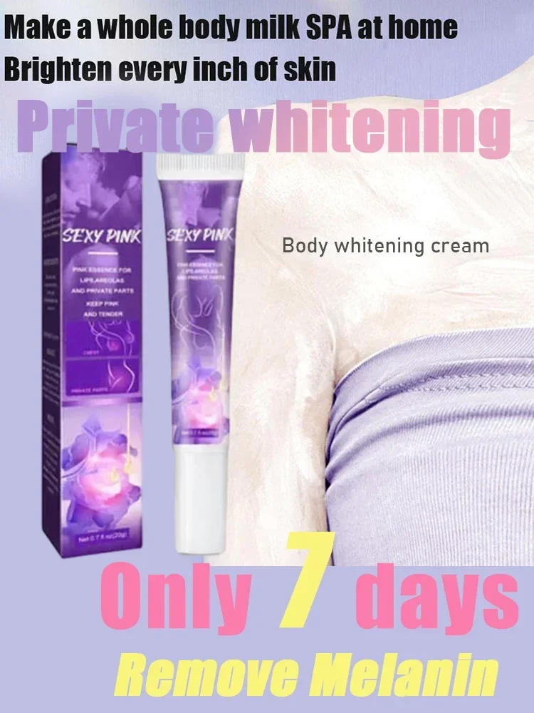 

Skin Whitening Cream Private Parts Lightening Whitening Cream for Dark Skin Arm Thigh Body Knees Whitening Brighten Skin Mild