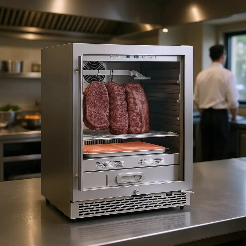 Dry aging refrigerator Commercial kitchen refrigerator Precise temperature and humidity control