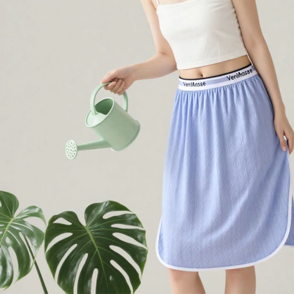 

Summer Cotton Women Pantskirt Plus Size Casual Sleeping Skirt Shorts Underwears