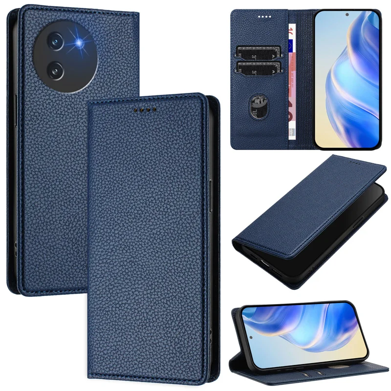 حافظة Dooge Note 59 محفظة مغناطيسية أغطية جلد قابلة للطي لهاتف Dooge Note 59 Note59 DoogeNote59 حافظة جلدية مغناطيسية مقاومة للصدمات