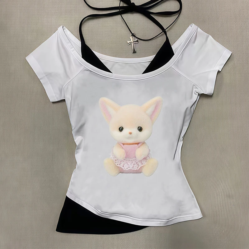 2025, Frühjahr/Sommer, neues grenzüberschreitendes Pure Desire, Multi-Style-Puppe, bedruckt, kleines Träger-Top, Spicy Girl Sexy Top, Pure Desire y2K