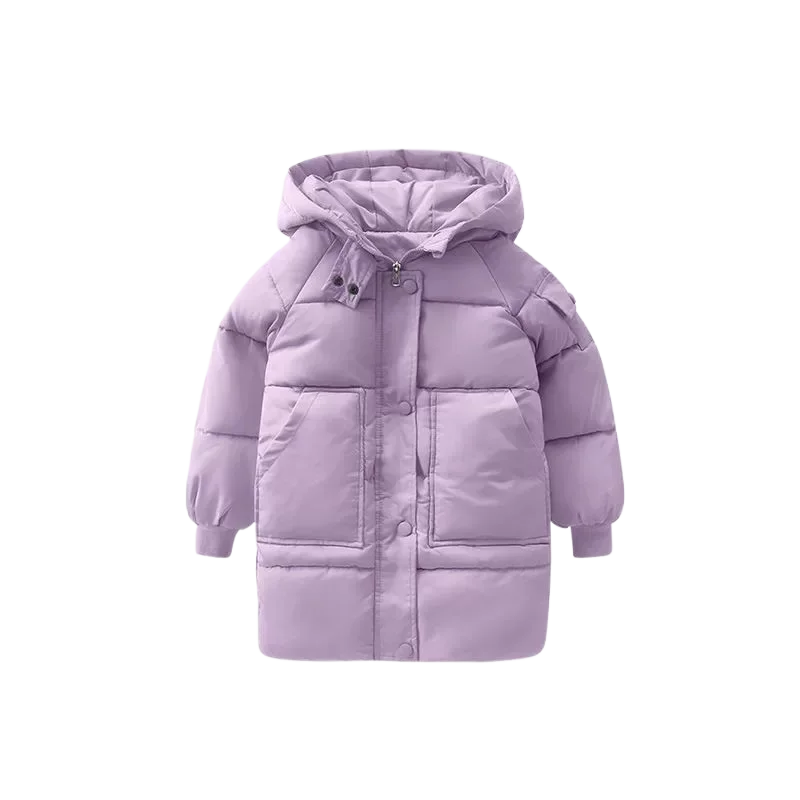 

Winter Kids Girls Coats Cotton Coats Boy Girls Medium-length Cotton Coats Children Winter Clothes Thickened and Warm Down Coats