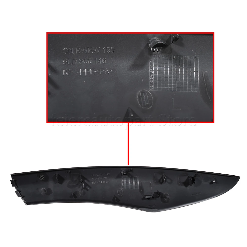 Roof Luggage Rack Guard Cover Cap Bar Rail End Shell For Skoda Yeti SUV 2009-2018 5LD860145/146/149/150-GT5 Front/Rear