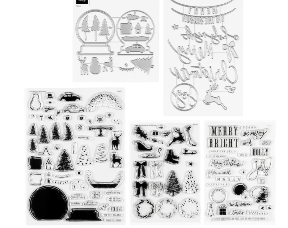 Sello/sello de silicona transparente inglés 2024 para álbum de recortes DIY/sello transparente decorativo para álbum de fotos B0016