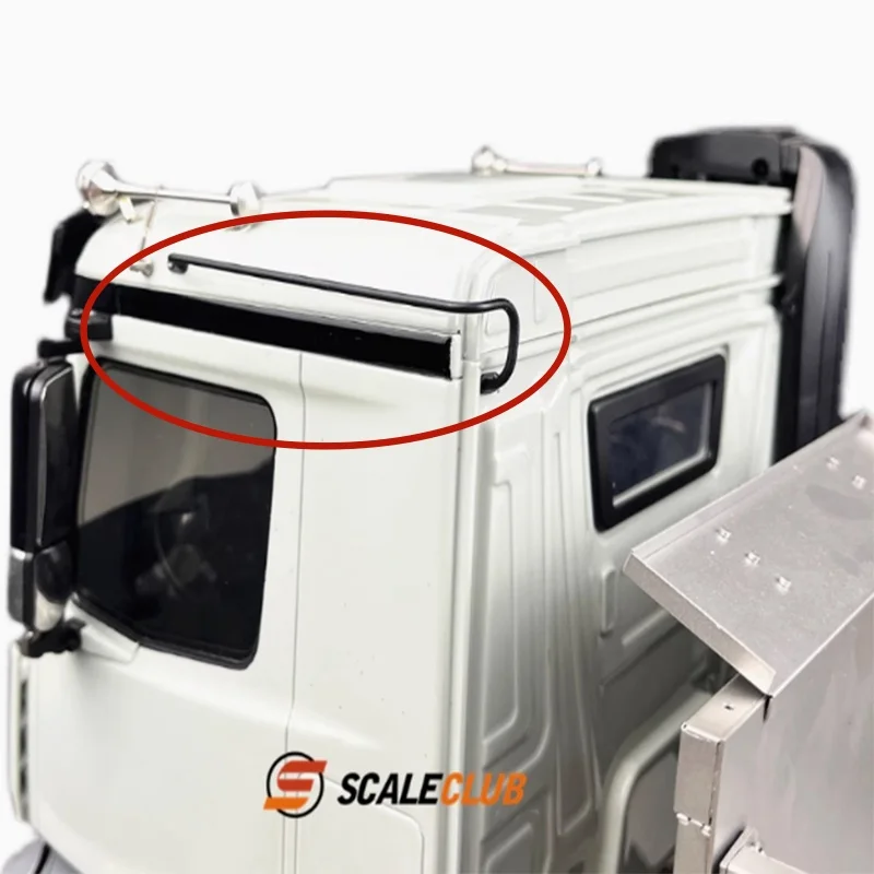 RC 1/14 Scaleclub Modell Metall-Frontarmstützengriff für Tamiya Muldenkipper für SCANIA MAN VOLVO LKW Tripper DIY-Teile – Detail 2