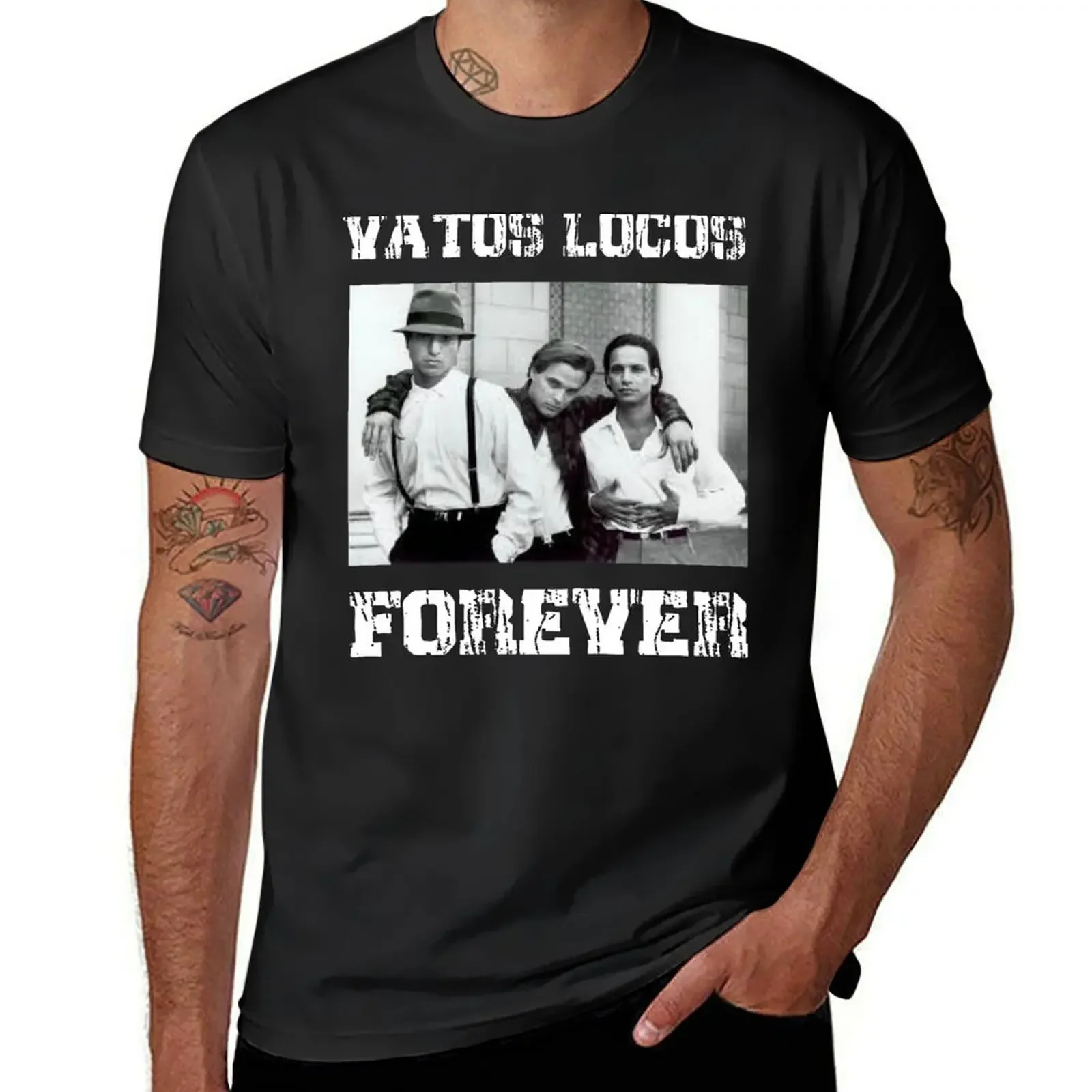 VATOS LOCOS FOREVER SHIRTS UNISEX T-Shirt anime clothes hippie clothes animal prinfor boys men clothings