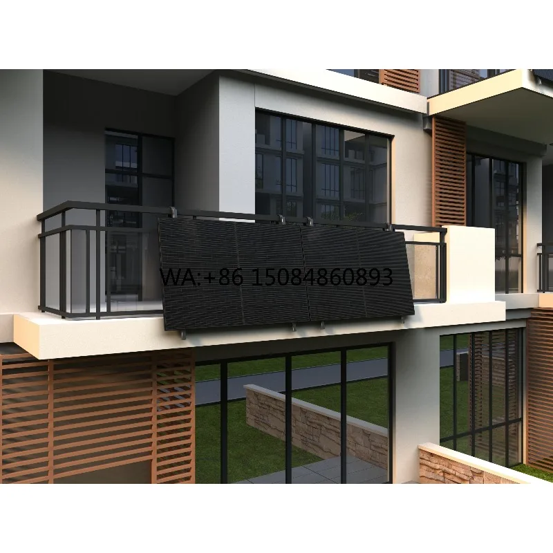 EU Stock 880W Solar PV Tier 1 Home Monocrystalline Ground Balcony Mount Kit EU CertificationSolar balcony power generation