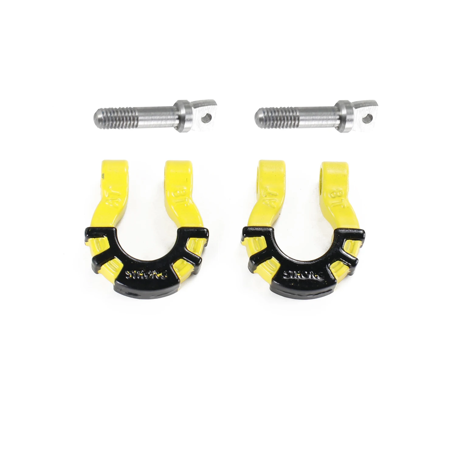 Metal front and rear bumper towing hook, towing ring, suitable for 1/8 1/10 RC crawler cars TRX4 TRX6 Scx10 D90 view 6