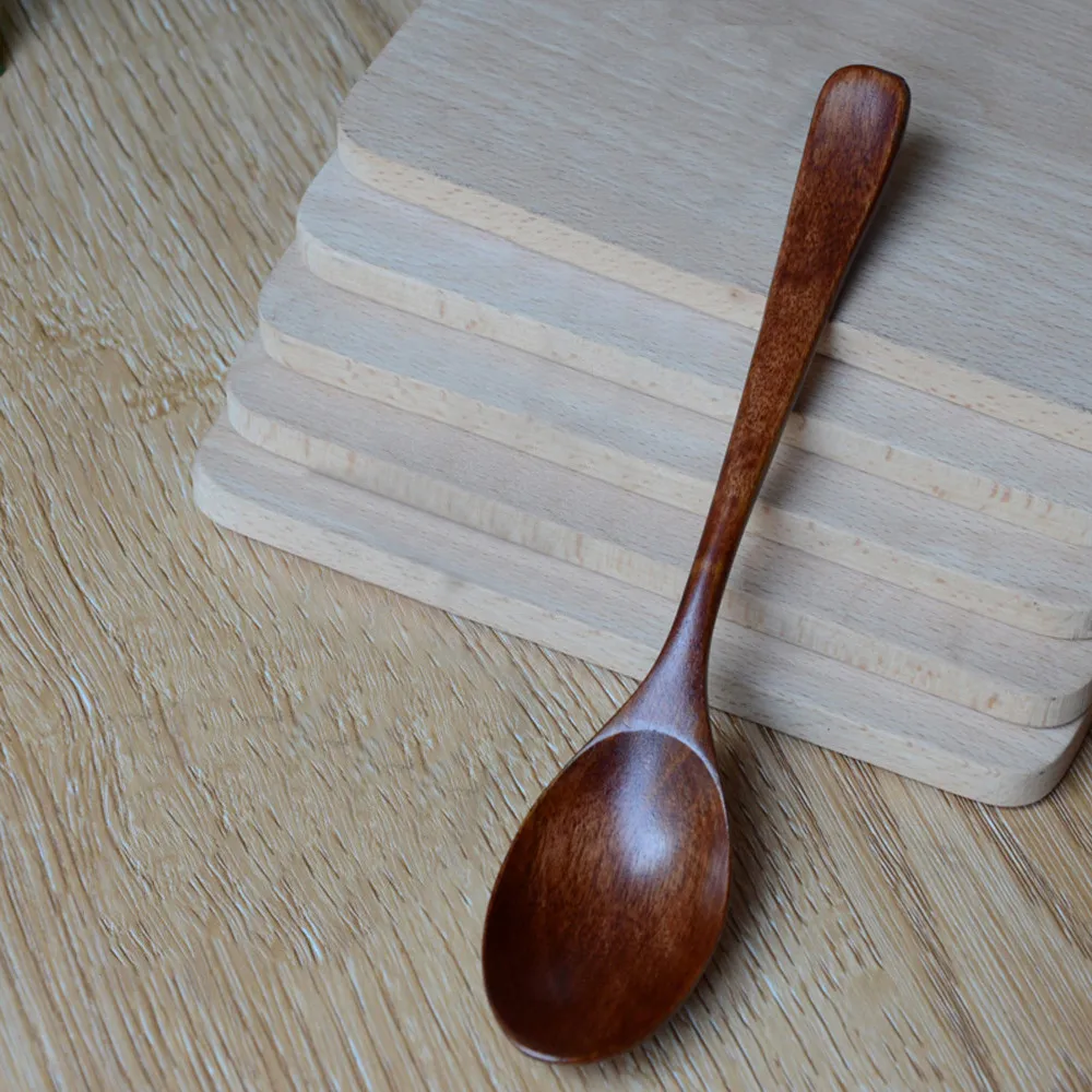 

1pc Wood Rice Spoon Rice Paddle Scoop Wooden Kitchen Spoon Ladle Tablespoon Big Serving Spoon Wooden Kitchen Utensils Tableware