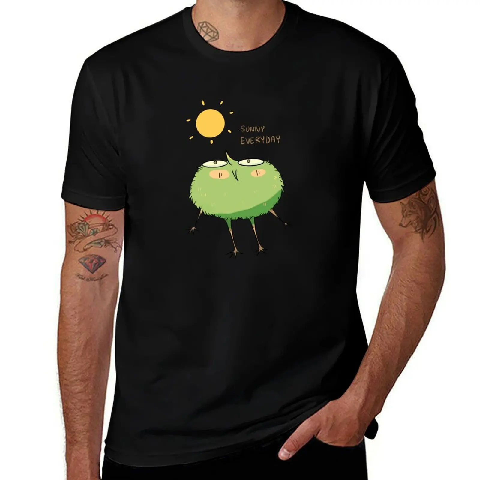

MiniTree-Sunny Everyday T-Shirt tshirts personalised graphic t shirts korean fashion outfits for men