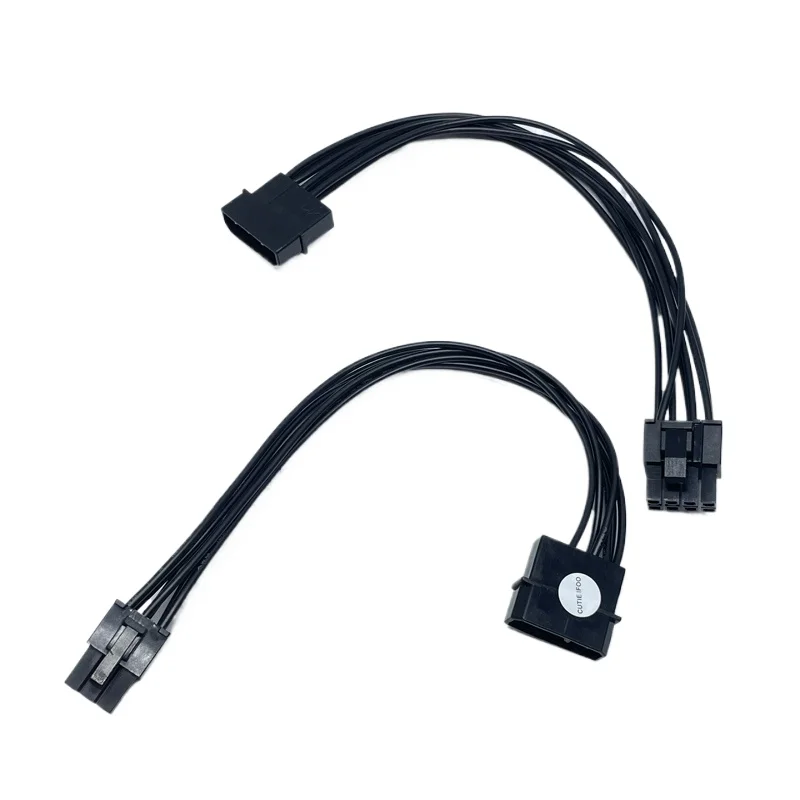 4pin IDE Molex To 6p 8p 6+2 Power Cable 18AWG High Quality Computer Connector for PC Power Supply