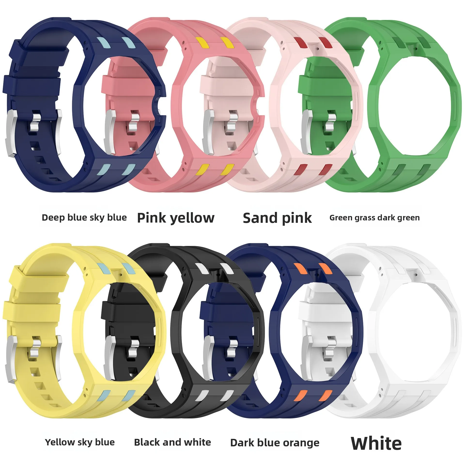 Hot Sale Change Case+Silicone Strap for Swatch X AP Royal Pop Pocket Watch Modification Accessories Changer To Watch Integrated