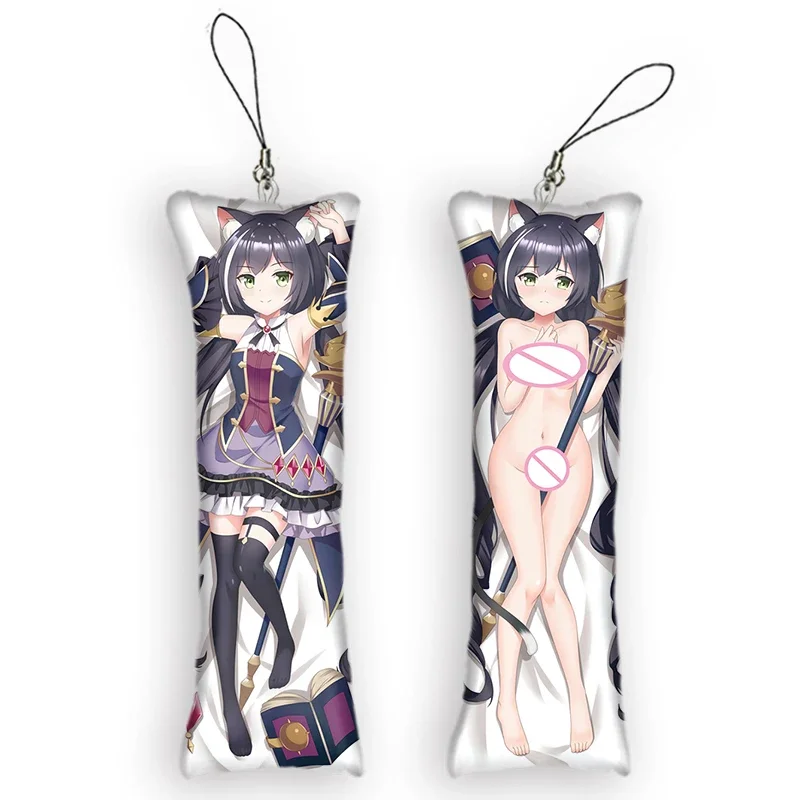 

Princess Connect! Re:Dive Karyl Dakimakura Mini Keychain Cute Anime KeyChain Small Pillow Decor Pendant Otaku Backpack Pendants