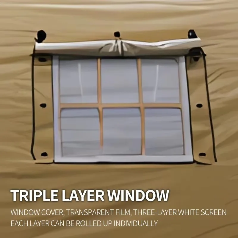 Outdoor High-quality Heavy-duty Inflatable Tent Temporary Command Post Quick Deployment Windproof Insulation Refugee Tent