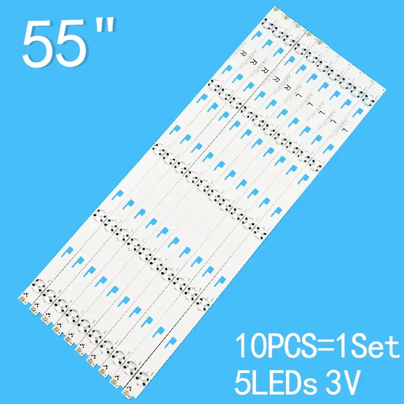 Adecuado para TV LCD Sony de 55 pulgadas, SVY550AH0-Rev00-5LED-L-150223, R-150223, KD-55X7000D, SYV5544, LSY550FN01, KD-55X8005