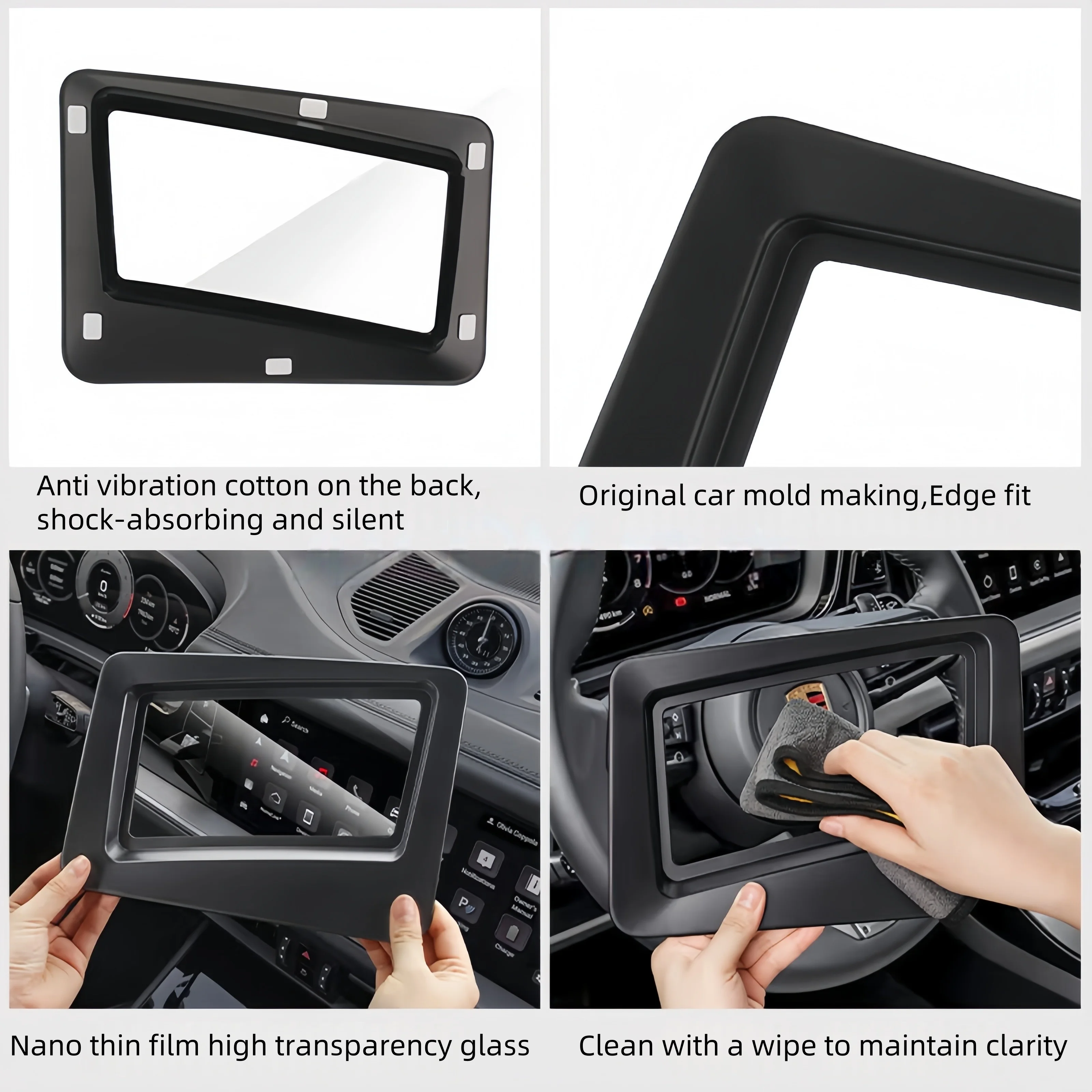 لرائدة مثالية LiXiang L7 L8 L9 2022 2023 2024 2025 سيارة Hud رئيس يصل عرض الغطاء الواقي القوالب الداخلية اكسسوارات #6