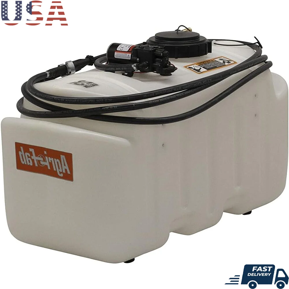 

25 Gallon Spot Sprayer 1.6 GPM High Pressure Pump Weeding Pest Control Agricultural Use