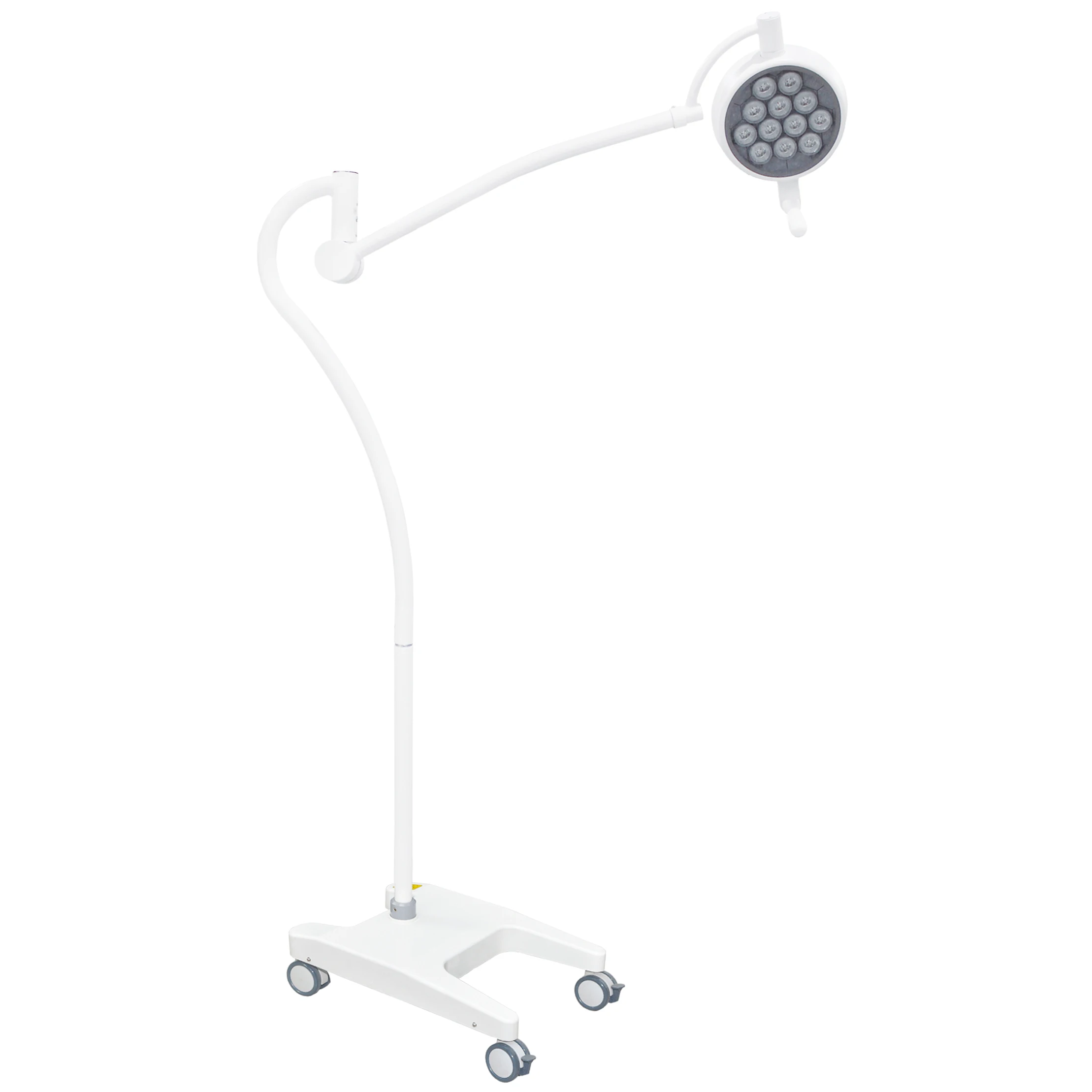 LED Examing Lamp (AC/DC) 12 bulbs Mobile Medical Theatre Lamp for Examination and Operation Lighting