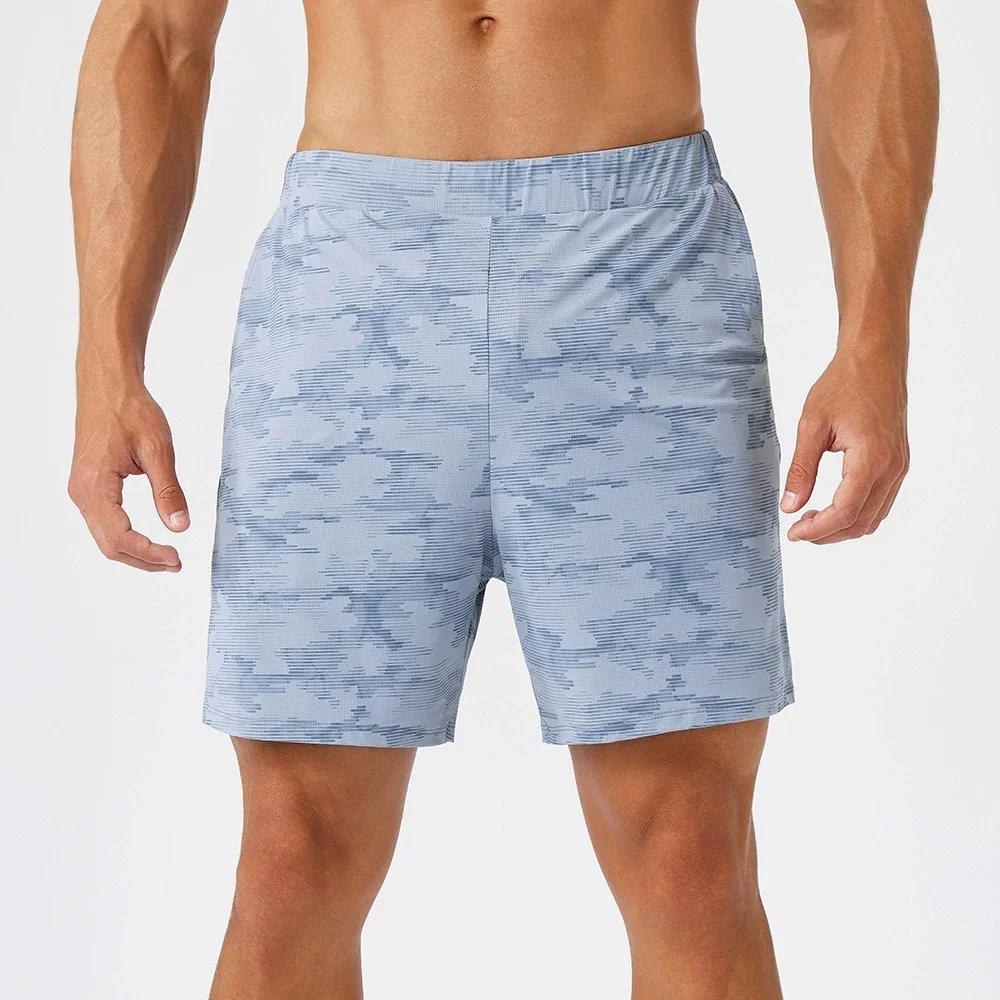 Summer Cool Feeling Sports Shorts Workout Gym Clothing Man Marathon Running Fitness Elastic Training Short Pants Men's Shorts
