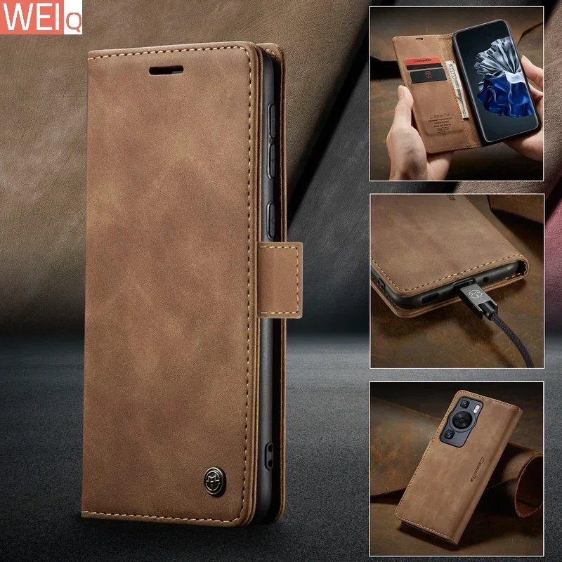 Wallet Leather Case For Huawei P30 Lite P60 Pro P60 Art P50 P40 P20 Lite Honor 80 Pro P Smart 2019 Mate 60 Pro Plus Phone Case