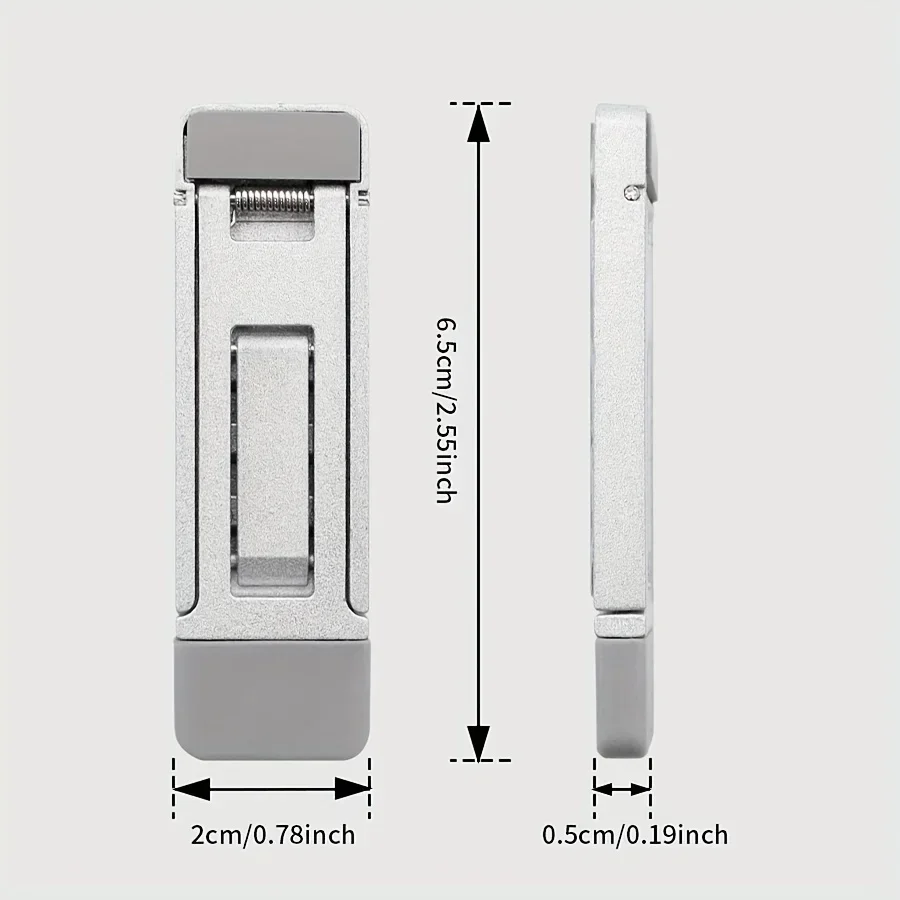 Upgrade {3-speed adjustable} Laptop Stand&Phone Stand Aluminum Foldable Portable Cell Phone Mini Stand Compatible with MacBook
