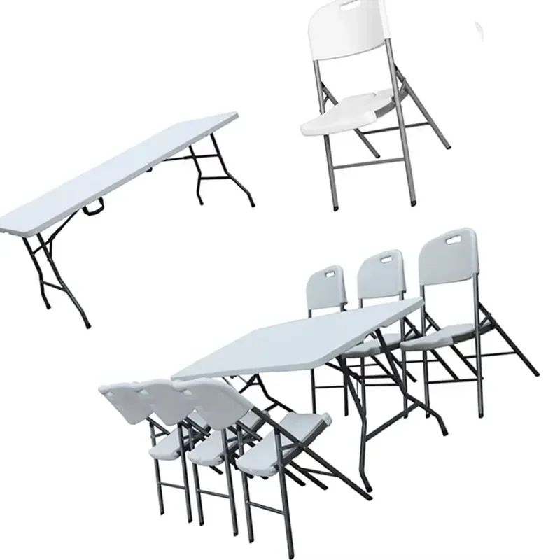 for 180 cm Blow Molded High Density Polyethylene Folding Dining Table