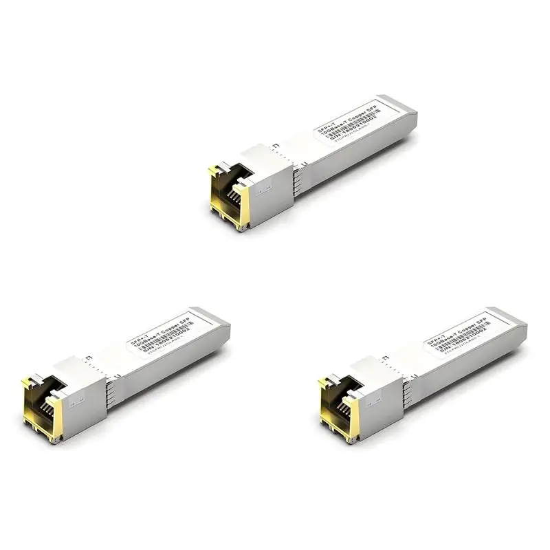 AA08-3X SFP+ Module RJ45 Switch GBIC 10G Connector SFP Copper Cabo SFP 10G Electrical Port Optical Module Ethernet Port