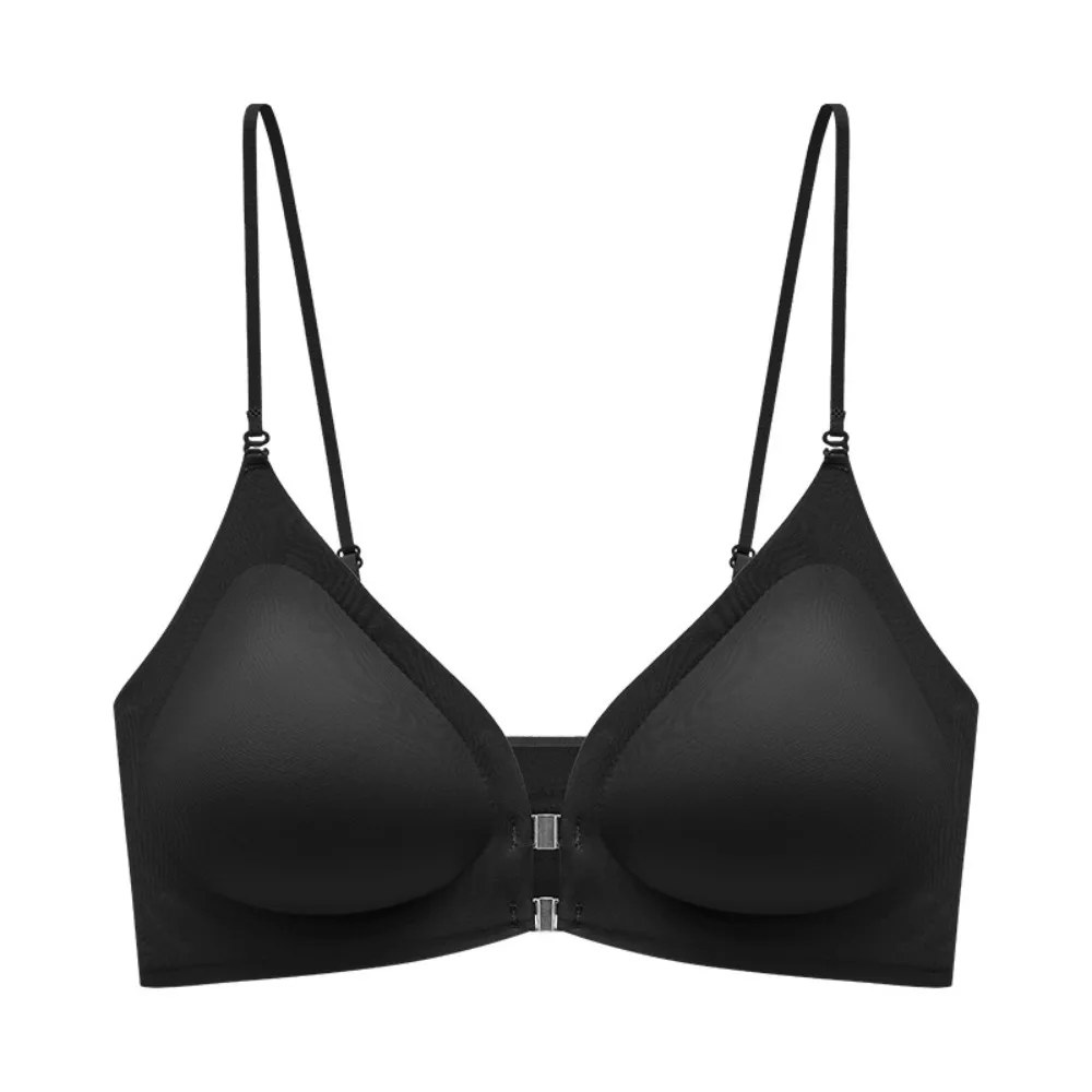 

Front Buckle Wireless Deep V Bra Anti-sagging Shockproof Underwear for Women Lingerie Gathered Breasts Push Up Brassiere Girls