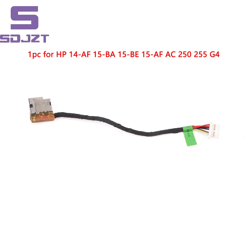 

1Pc DC Power Jack With Cable For HP 14-AF 15-BA 15-BE 15-AF AC 250 255 G4 Laptop DC Power Jack Charging Flex Cable