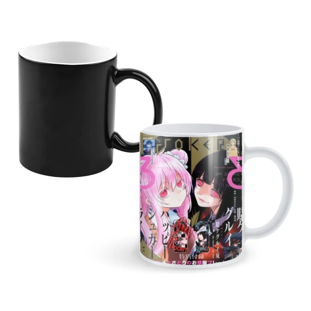 

Happy Sugar Life Creativity Change Color Chang mug Ceramic mug Hot Coffee Cup Breakfast Cup mug Friend Gift