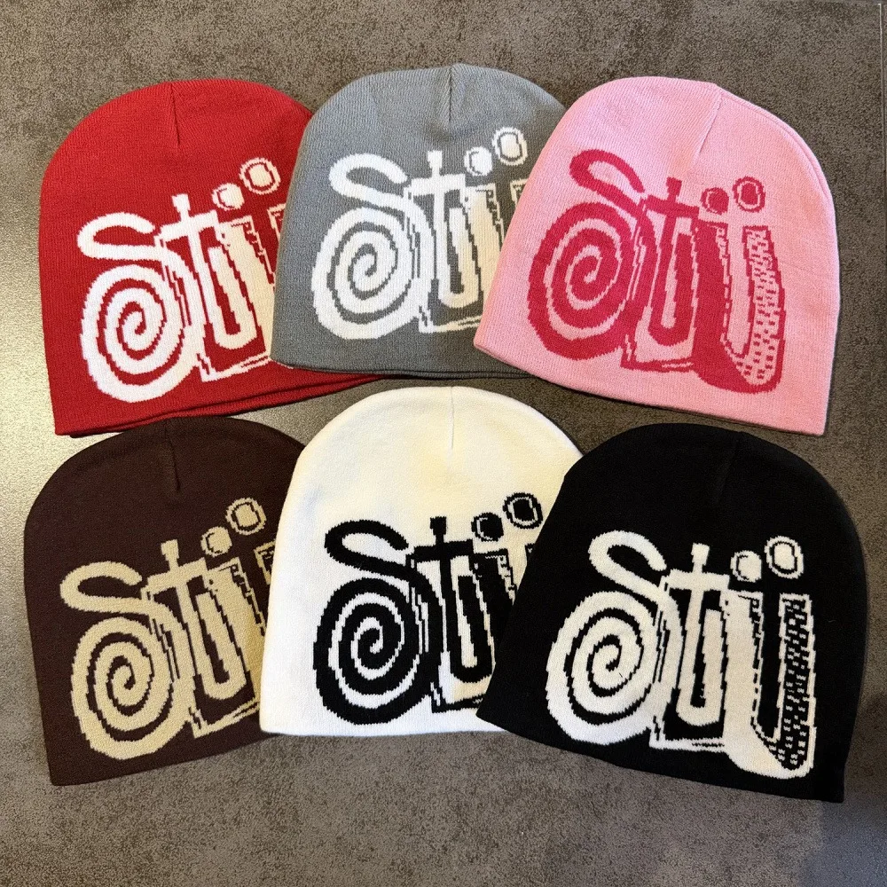 New Style High Quality Winter Keep Warm Graphic Print Stretchable Skullcap 100%Cotton Beanie Casual Hat Unisex