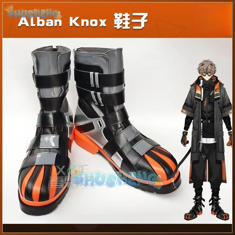 Customized NIJISANJI Vtuber Nocytx Alban Knox cos Shoes Male cosplay Perfect Restoration