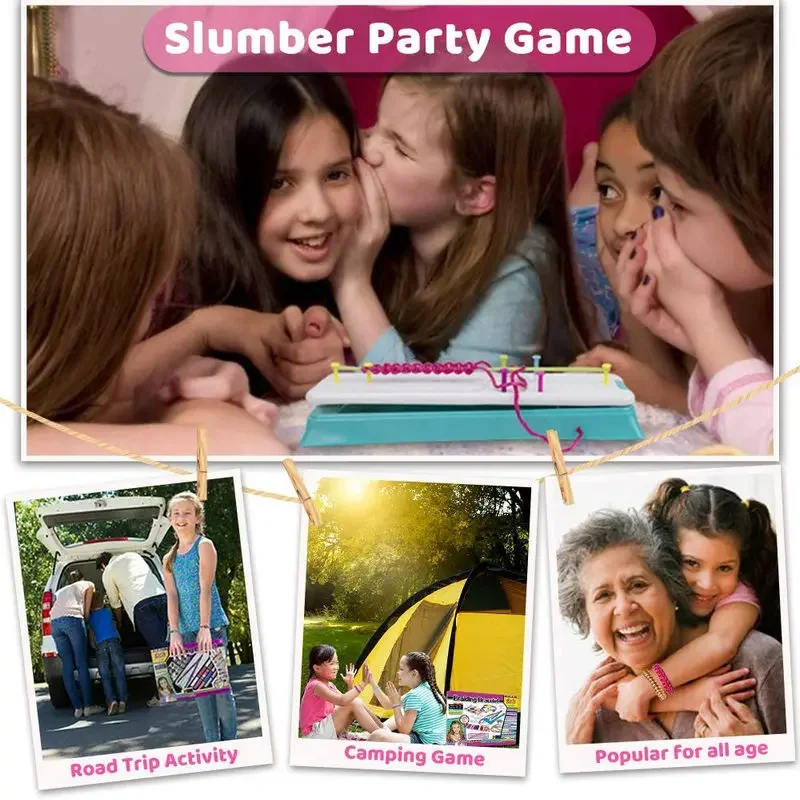 مجموعة أدوات صنع سوار الصداقة للفتيات، مجموعات يدوية الصنع، هدايا عيد الميلاد وأعياد الميلاد لمستلزمات الحفلات وأنشطة السفر