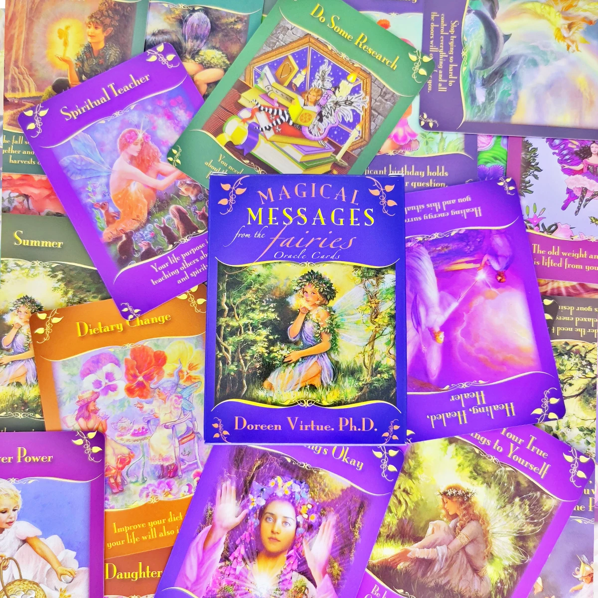 Magical Messages From Fairies Oracle Cards Entertainment Party Cards Board Game Tarot