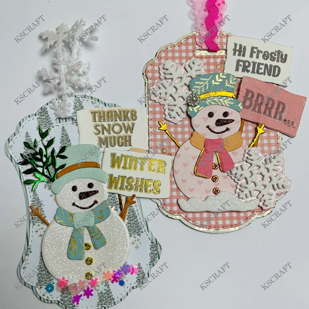KSCRAFT Shabby Chic Tags Cutting Dies Stencils for DIY Scrapbooking Decorative Embossing DIY Paper Cards