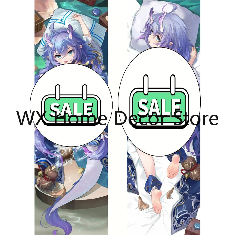 New Style Anime Decor Pillow Case Honkai Star Rail Bailu Dakimakura Waifu Gifts Fashion