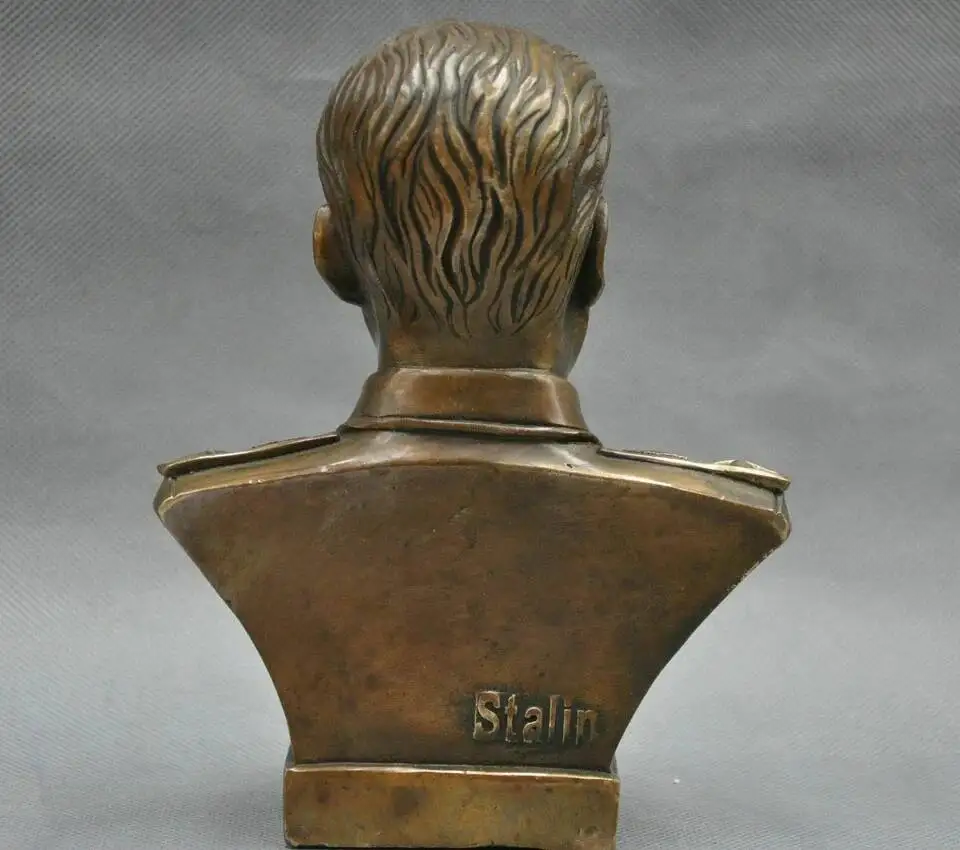 Russian Leader Joseph Stalin Bust Bronze Statue