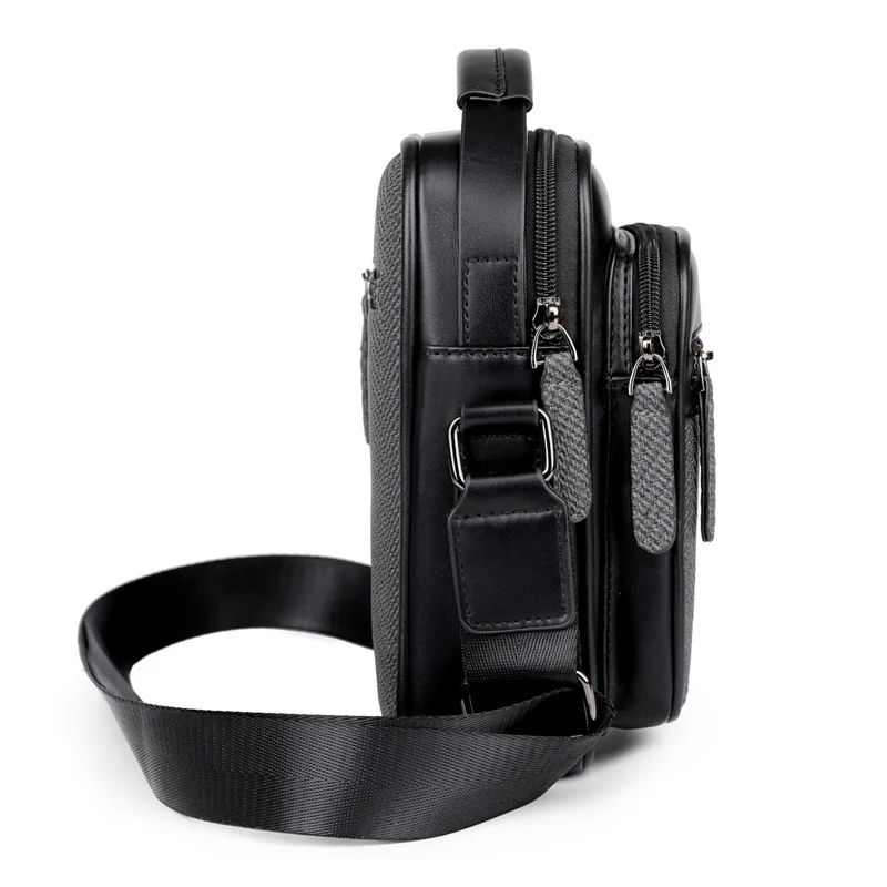 2025 جديد بلون حقيبة يد رجالية بولي leather جلد الذكور حقيبة كتف موضة حقيبة كروسبودي الصبي العلامة التجارية حقيبة ساع bandolera hombre