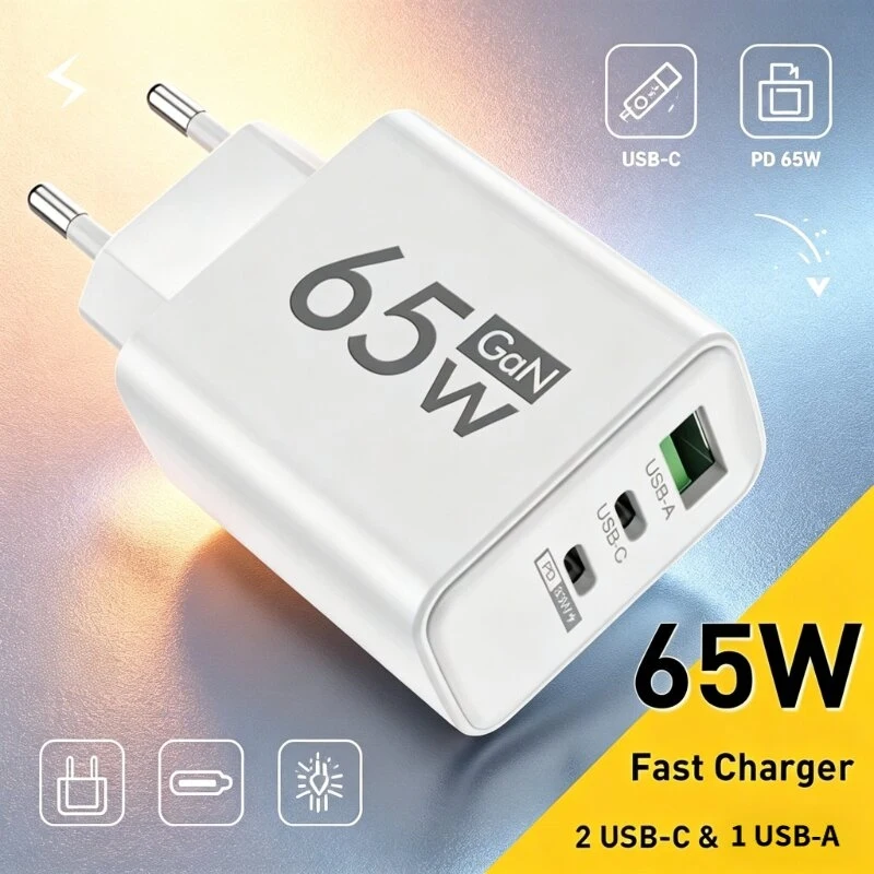 Cargador iPhone 65W