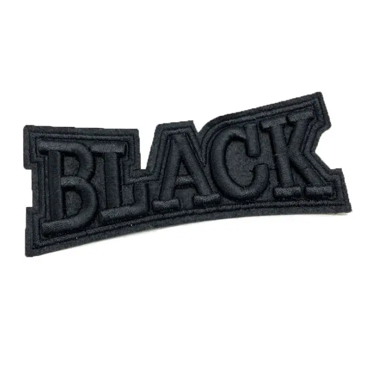 New arrival 20 pcs 3D Embossed Words Embroidered patches iron on Jeans coat tshirt bag dress decor repair Motif accessory diy