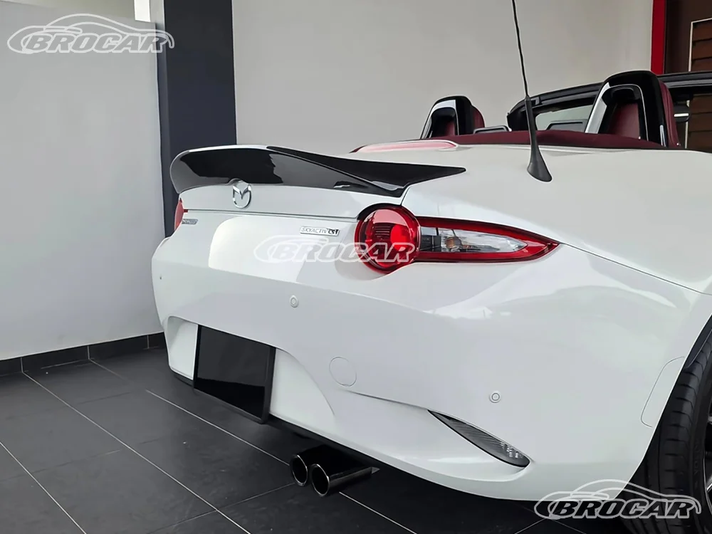 Para 2016 17 18 19 20 21 22 23 Mazda MX5 ND RF Miata Roadster estilo LMS alerón gris o rojo de alta calidad alerón de maletero