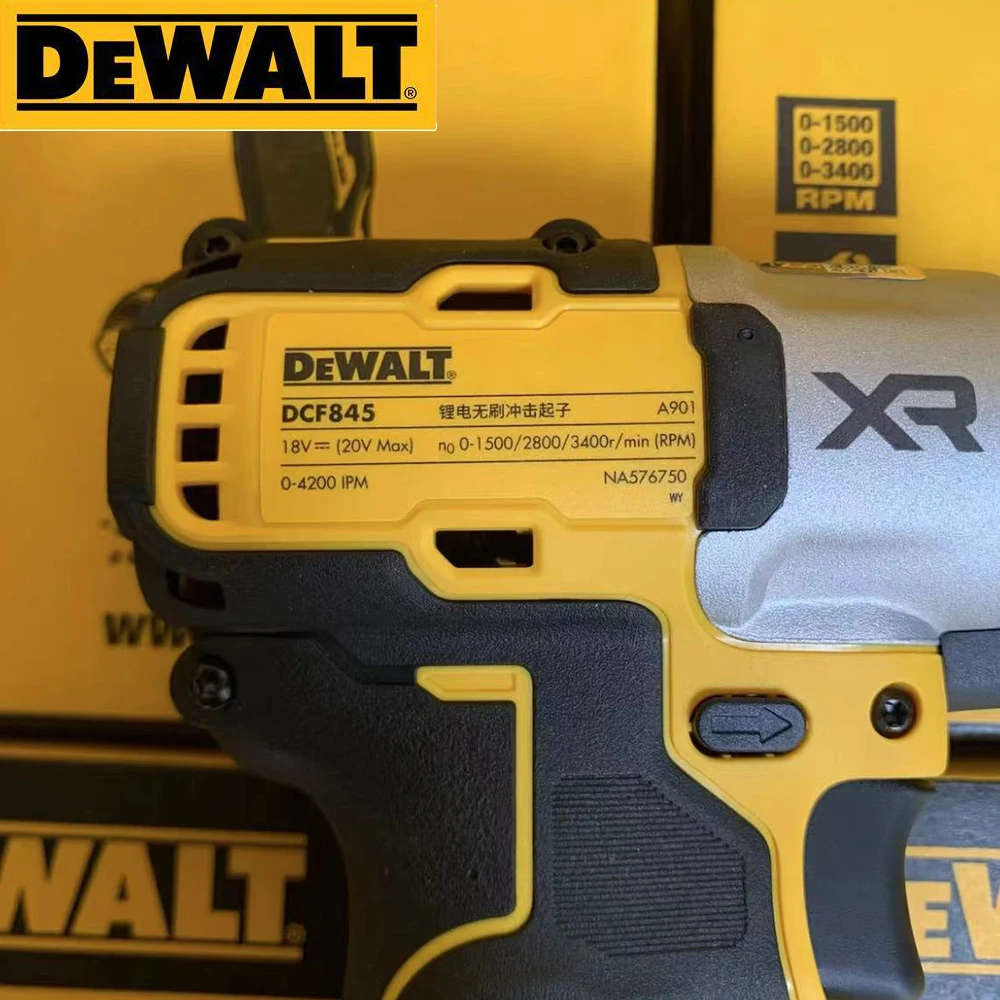 Imagem -06 - Dewalt Dcf845n 20v Max Polegada Motorista de Impacto sem Fio com Dwa2ph2sl Drive Parafuso de Grande Diâmetro Dewalt Ferramentas Elétricas Dcf845