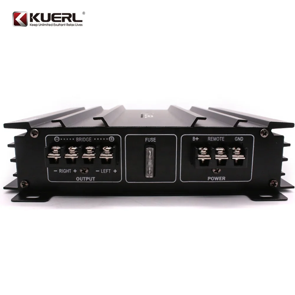 C-236 Black New Arrival Aluminum Alloy Casing Powerful 2 Channel Car Audio Power Amplifier RMS Power 2CH*40W