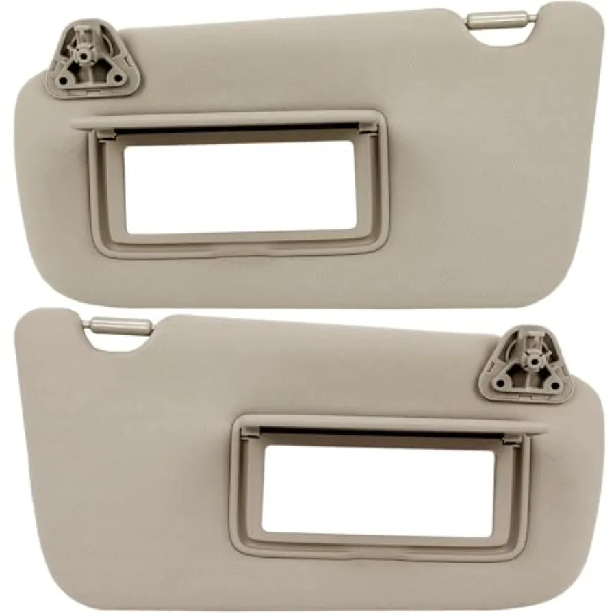 

Sun Visor Replacement for Nissan Sentra 1.8L 2013-2019 Beige Left and Right Side Sunshade Without Vanity Light Fits 96401-3SG8A