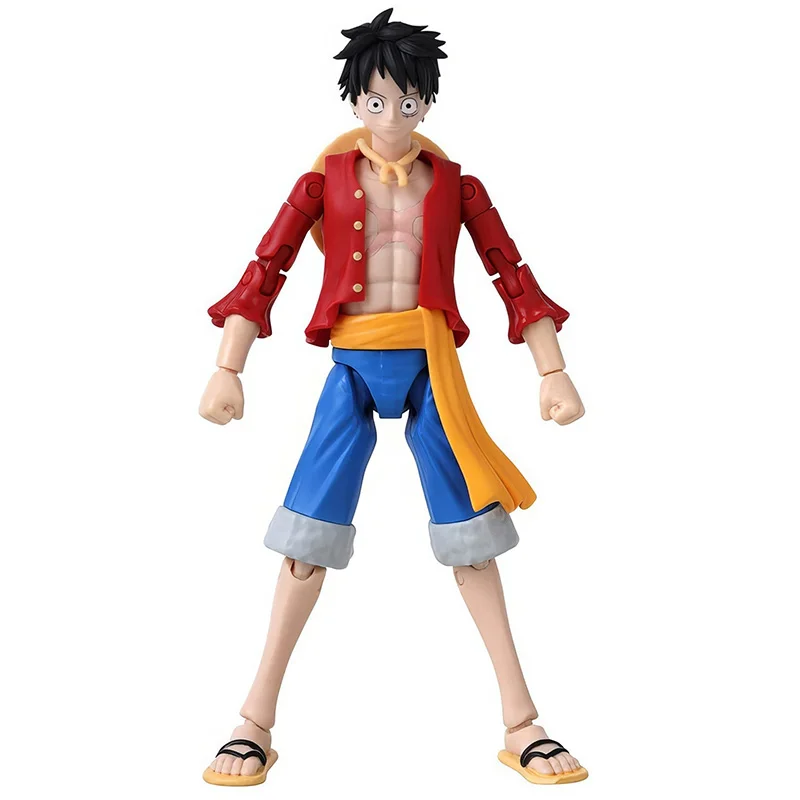 Genuine Bandai ONE PIECE Anime Heroes Monkey D Luffy Sanji Roronoa Zoro Ace Action Figure Collection Model Toy Kid Birthday Gift