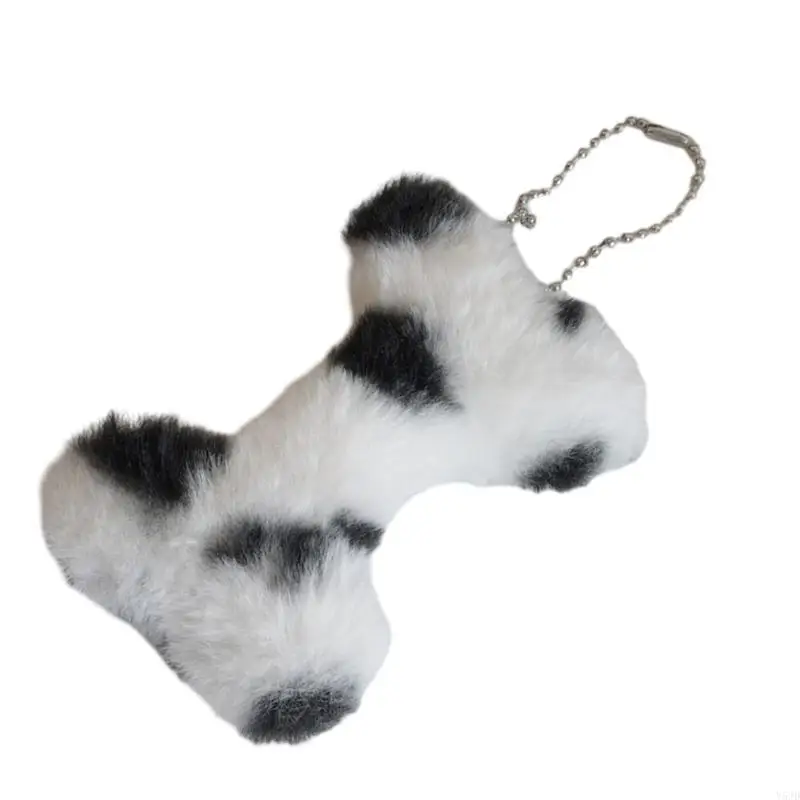 y5jd dalmatians العظام keychain سحر الكلب العظم الحبل المشترك