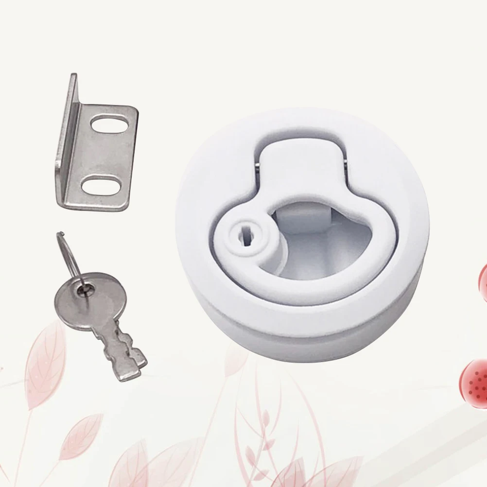 

Nylon Buckle Lock Flush Pull Latch Deck Yacht Mount Lift Handle Marine Door Hardware Boat Accessories