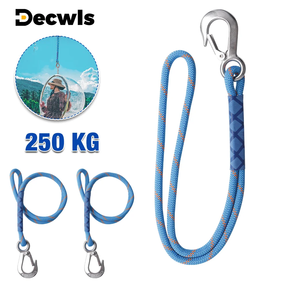 60 cm Swing Hanging Rope, Professional Stainless Steel Hook And Loop, Home Hammock Hanging Rope Tool, Safe Load-bearing 250kg