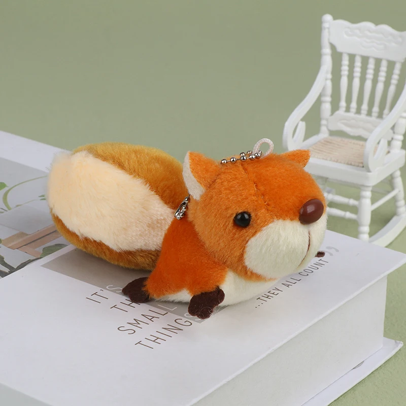 Lindo juguete de ardilla de peluche de algodón Animal relleno muñeco de ardilla encantador pareja bolsas y adornos regalo